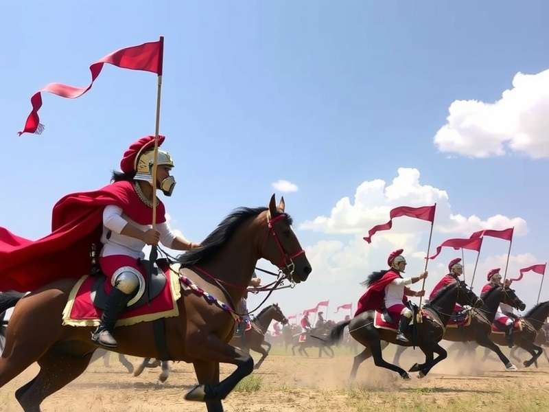 Historical Maratha Battle Reenactment